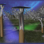 mashroom solar light